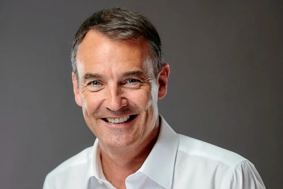 Reasons to smile: BP chief executive Bernard Looney.