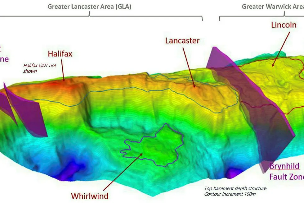 Lancaster project, off the UK