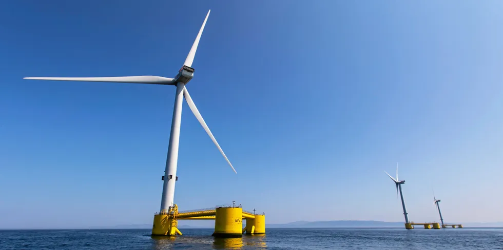 General view of Windfloat Atlantic.