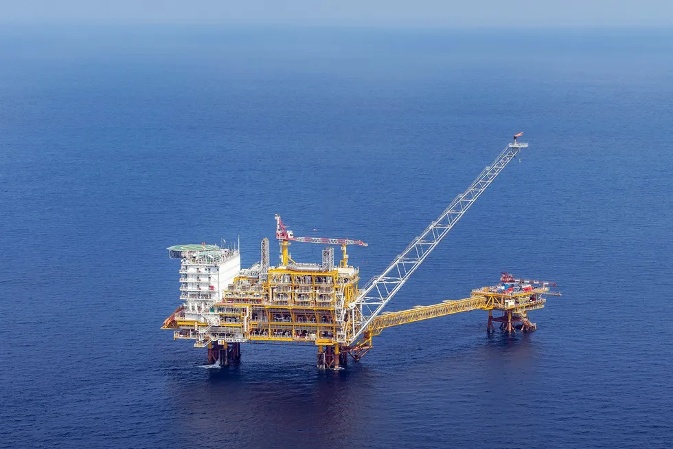 Producing asset: PTTEP's Zawtika field offshore Myanmar.