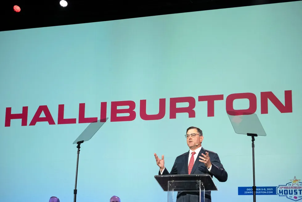 Halliburton chief executive Jeff Miller