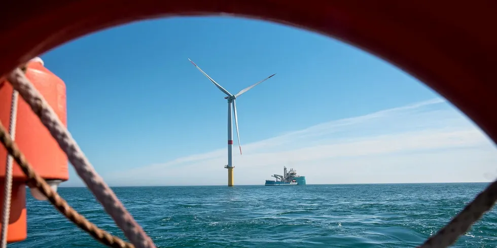 Saint Nazaire wind farm off France