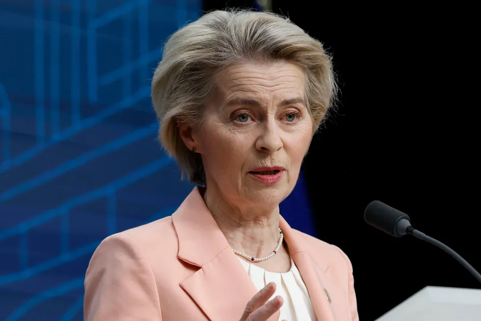 European Commission President Ursula von der Leyen.