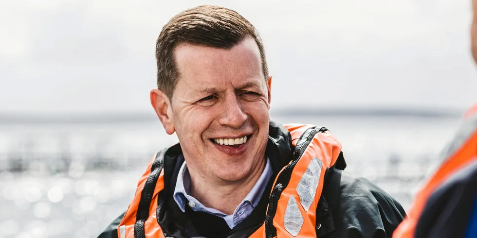 Jim Gallagher, managing director at Scottish Sea Farms.
