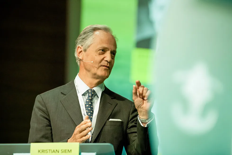 Norwegian shipowner and investor Kristian Siem is chairman of Subsea 7