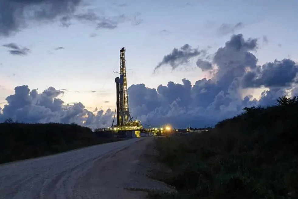 Onshore discovery: Melbana drilled on the Alameda-1 wildcat in September 2021.