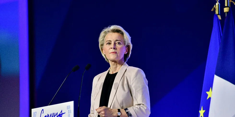 European Commission President Ursula von der Leyen.