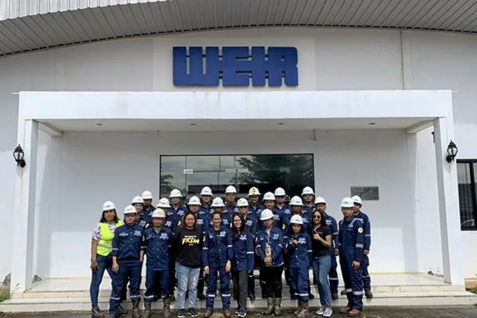 Winners: Weir Oil & Gas's skilled Thai workforce was one of the deciding factors in winning a $70 million contract with PTTEP.