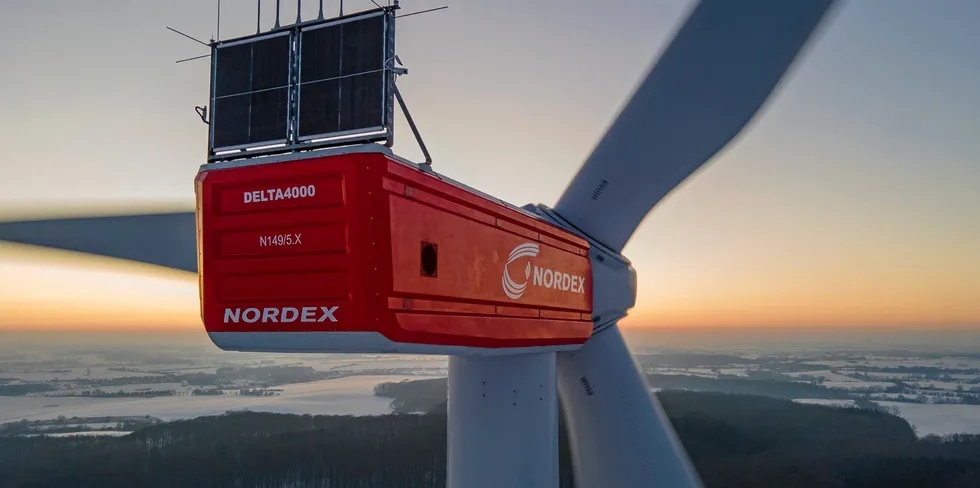 Nordex Delta4000 turbine in Germany
