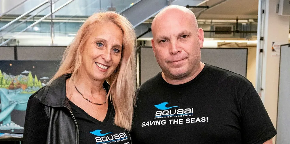 Aquaai founders Liane Thompson & Simeon Pieterkosky.