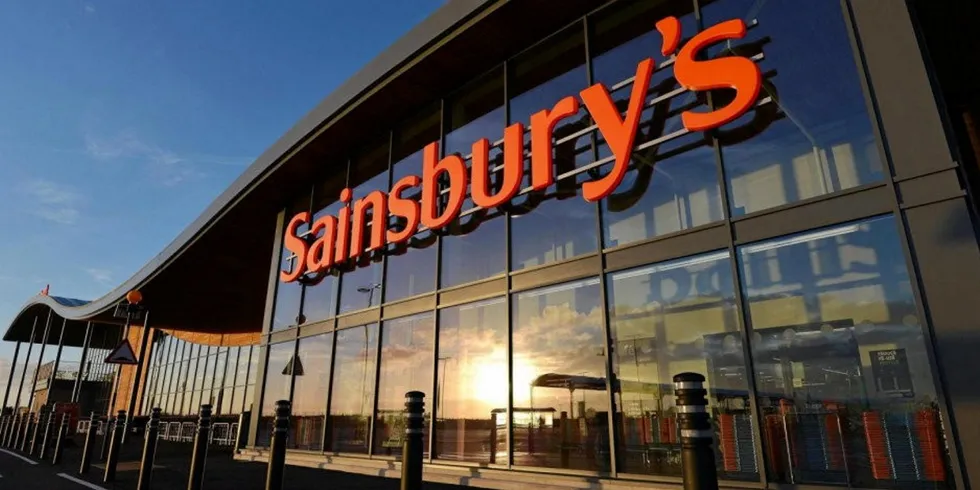 UK supermarket Sainsbury's currently has a 15.2 percent share of the total retail salmon trade in the UK.