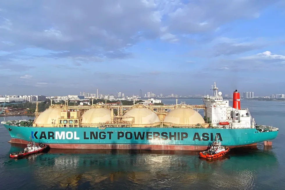 Earlier job: Sembcorp Marine (today Seatrium) converted the FSRU Karmol LNGT Powership Asia for Karpowership.
