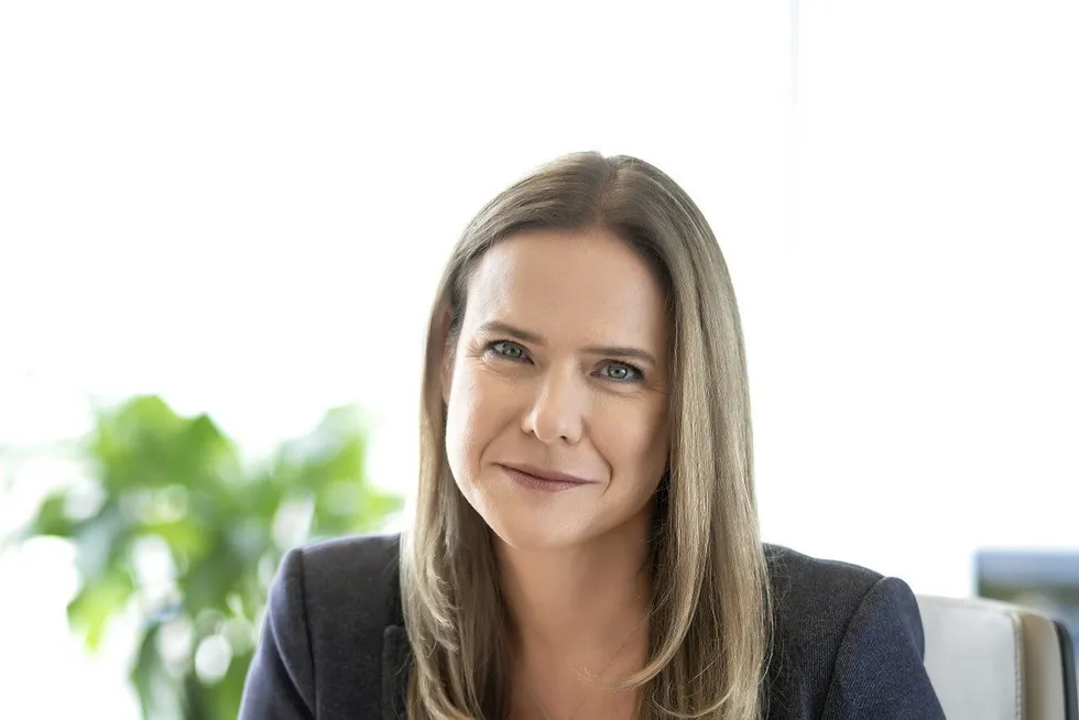 OMV Petrom chief executive Christine Verchere.