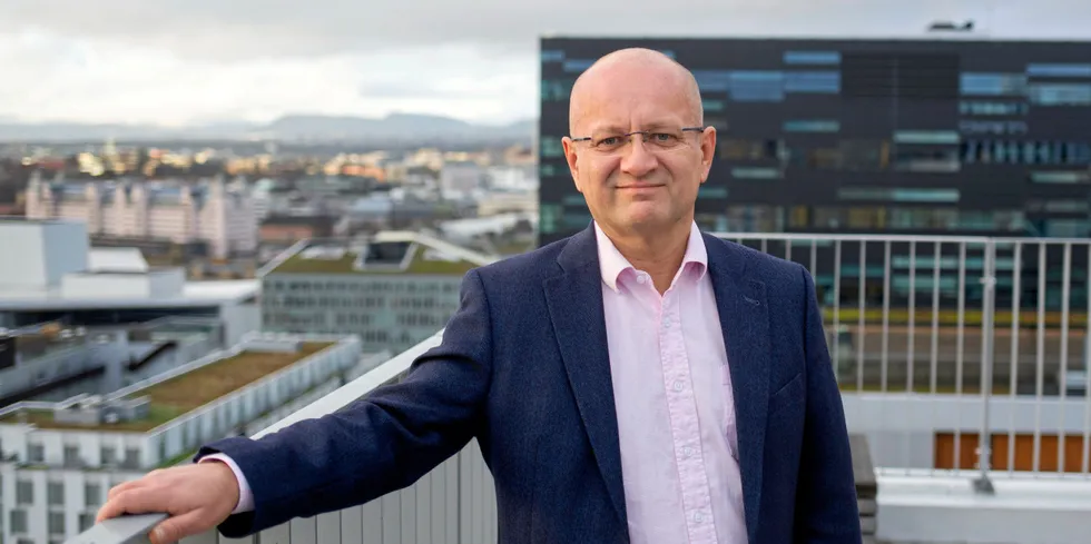 Growth: Dag Sletmo, a longtime executive with seafood lending giant DNB, said a focus on negative issues among the broader public has become yet another drag on growth.