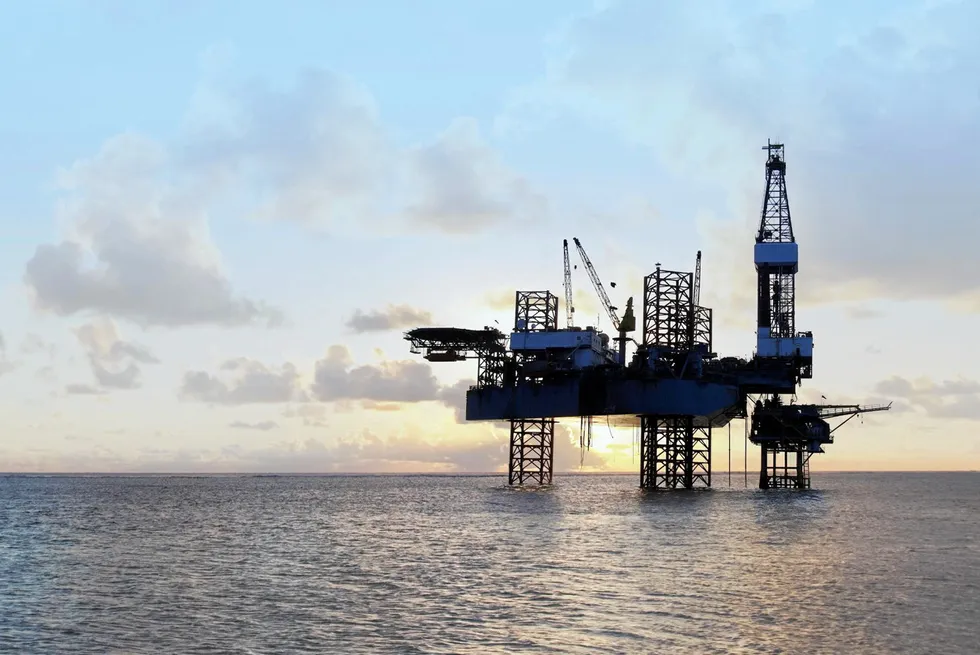 One of Shelf Drilling's jack-ups in operation.