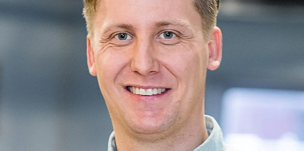 Rudi Ripman Seim, Benchmark's new head of production Norway and global fish health.