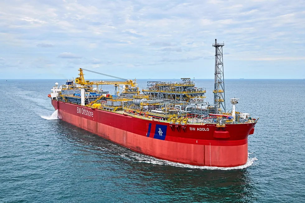 BW Offshore’s BW Adolo floating production, storage and offloading vessel.