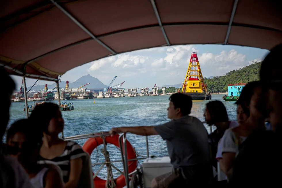 Spanning the energy gap: gas will be sent from the Liuhua 29-1 field to Zhuhai, currently being linked to Hong Kong by a road bridge via Macau