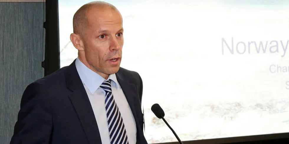 Charles Hostlund, CEO Norway Royal Salmon.