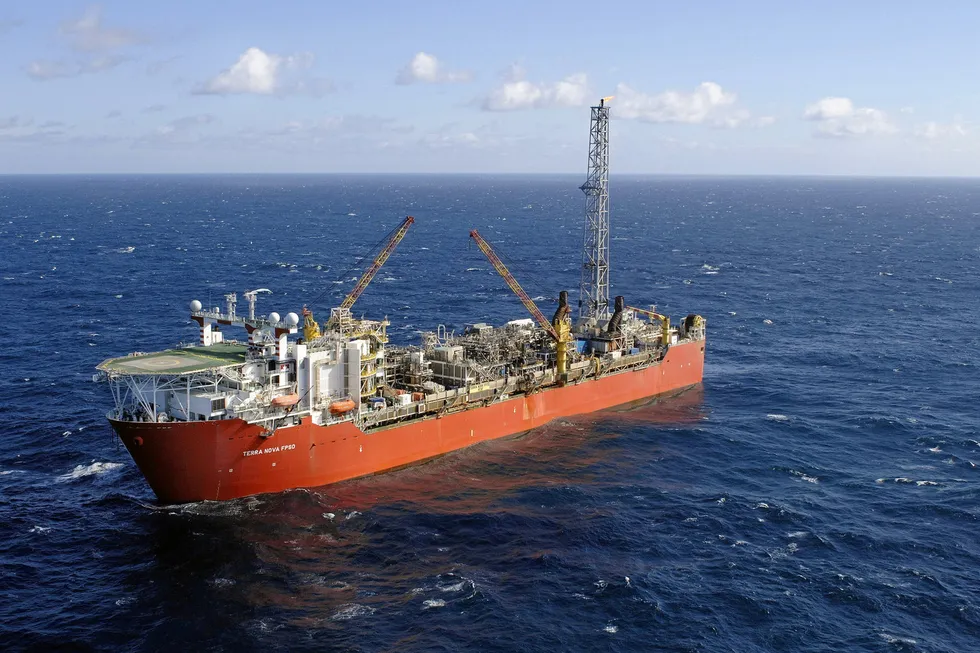 Offline: Suncor's Terra Nova FPSO offshore Newfoundland & Labrador, Canada, was taken off location in 2019 for refurbishment
