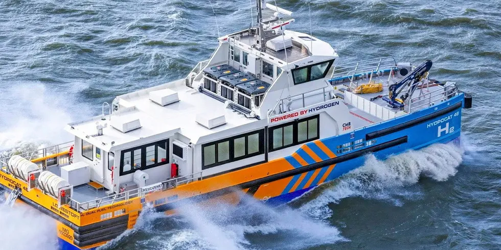 Vestas will trial the hydrogen-powered CTV.