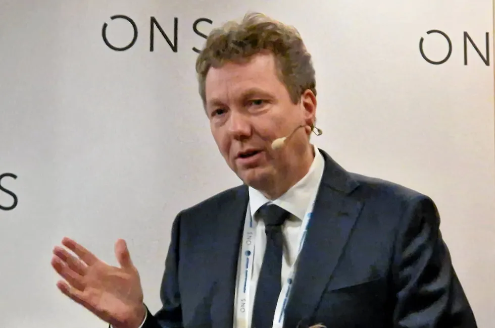 Equinor's exploration and production senior vice president for Norway, Kjetil Hove, at ONS 2024