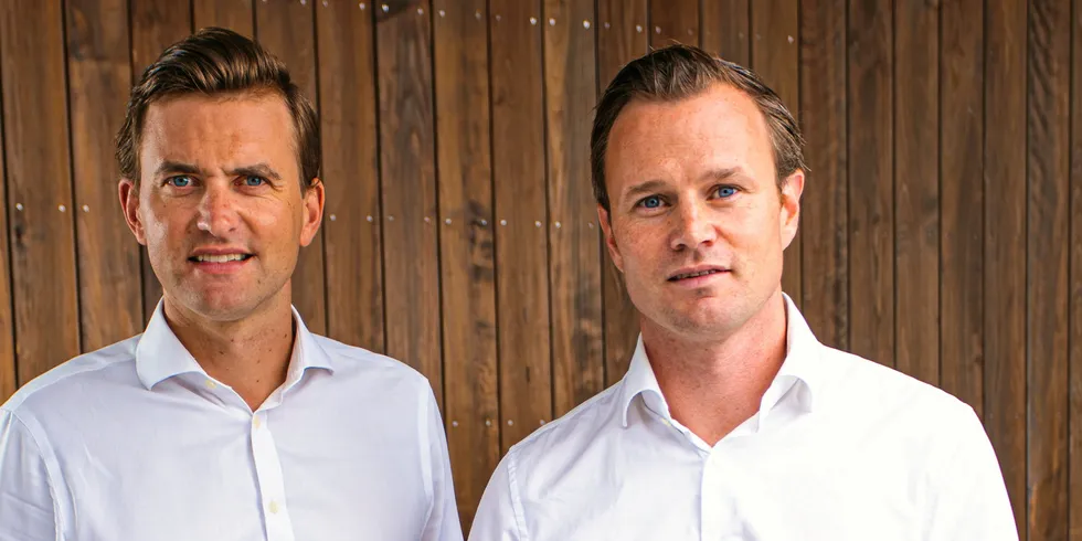 Bluefront partners Simen Landmark and Kjetil Haga will focus on growing the company's most recent investment, Akvasafe, organically but is also keeping their eyes open for suitable targets.