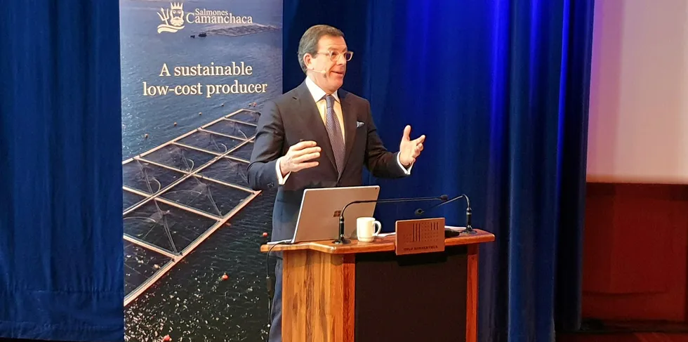 Camanchaca's CEO Ricardo Garcia has raised $23 million for the company, which follows a $135 million sustainable deal earlier this autumn.