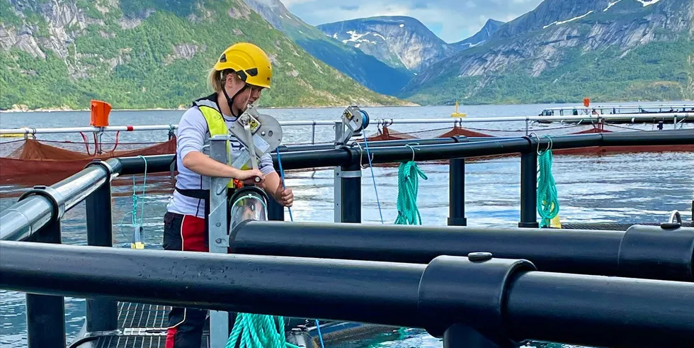 Cermaq's site in Hellarvika in northern Norway. (The picture is not related to the mortality incident in the article.)