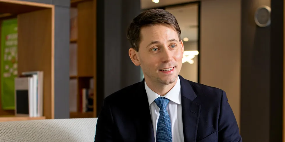 Orsted's new country manager for Sweden and Norway, Sebastian Hald Buhl.
