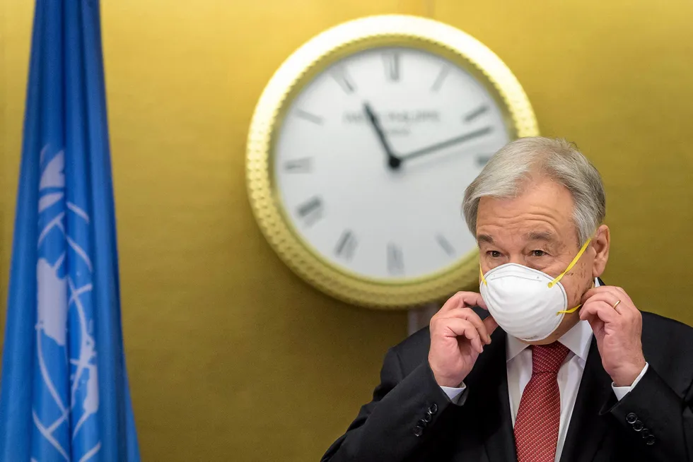 Dire warning: UN Secretary General Antonio Guterres