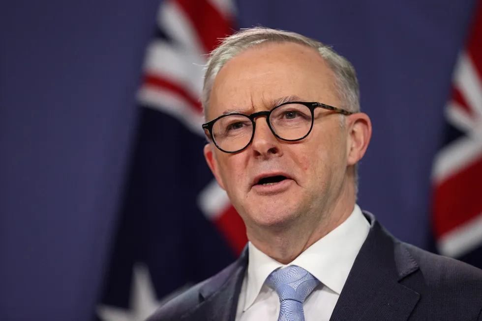 Australian Prime Minister Anthony Albanese