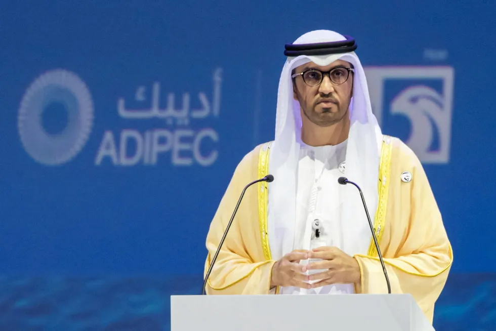Sultan Al Jaber is the CEO of UAE oil giant Adnoc and also chairs the country's national renewables champion Masdar.