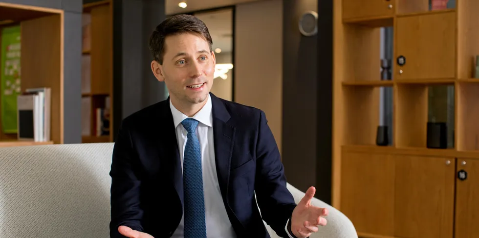 Orsted's country manager for Sweden and Norway, Sebastian Hald Buhl.
