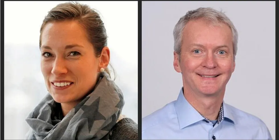 Steine and Egenberg at Pharmaq have been promoted to new positions at the company.