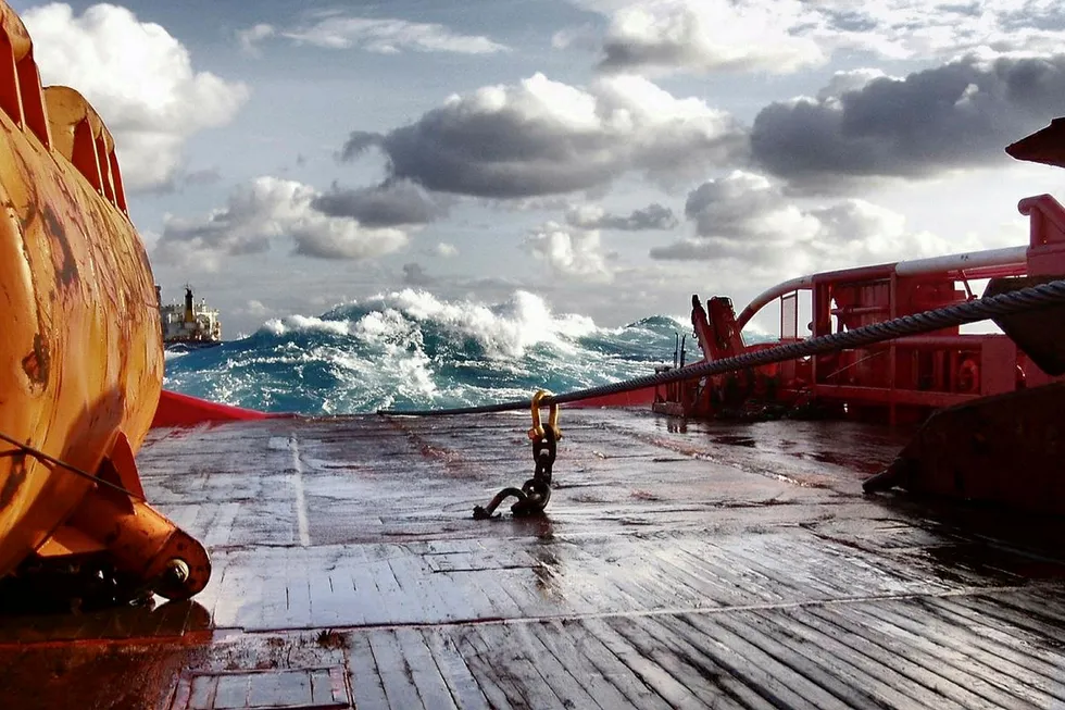 Stormy seas: in US Gulf