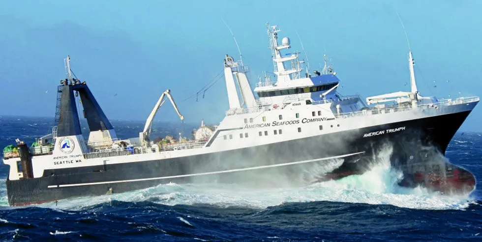 Catcher-processors are largely done with this year's "A" fishing season in Alaska.