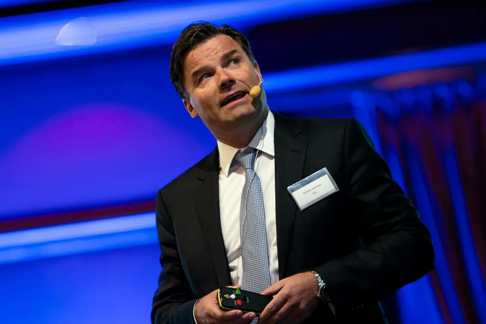 TGS chief executive Kristian Johansen