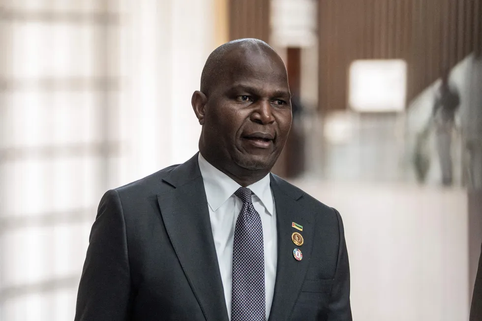 President of Mozambique Daniel Chapo.