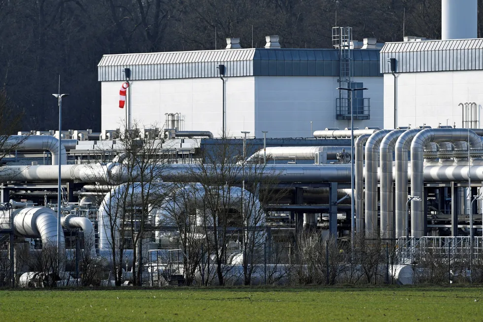 Lost connection: the Gazprom Germania owned and operated Astora gas storage in Rehden, Germany