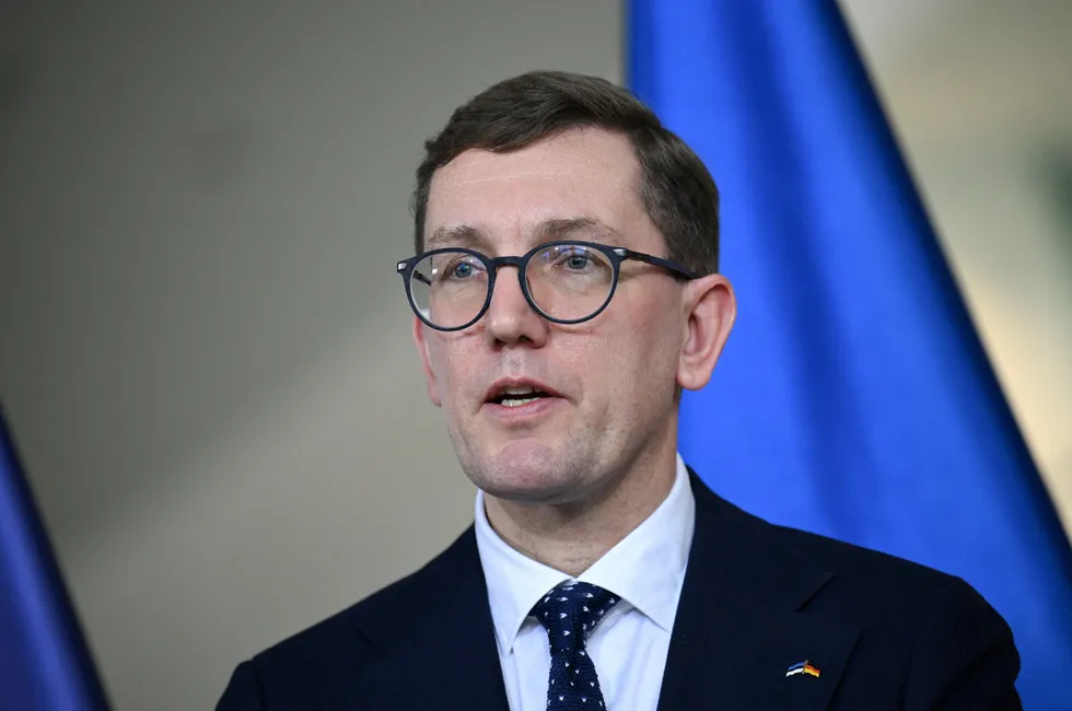 Estonian Prime Minister Kristen Michal.