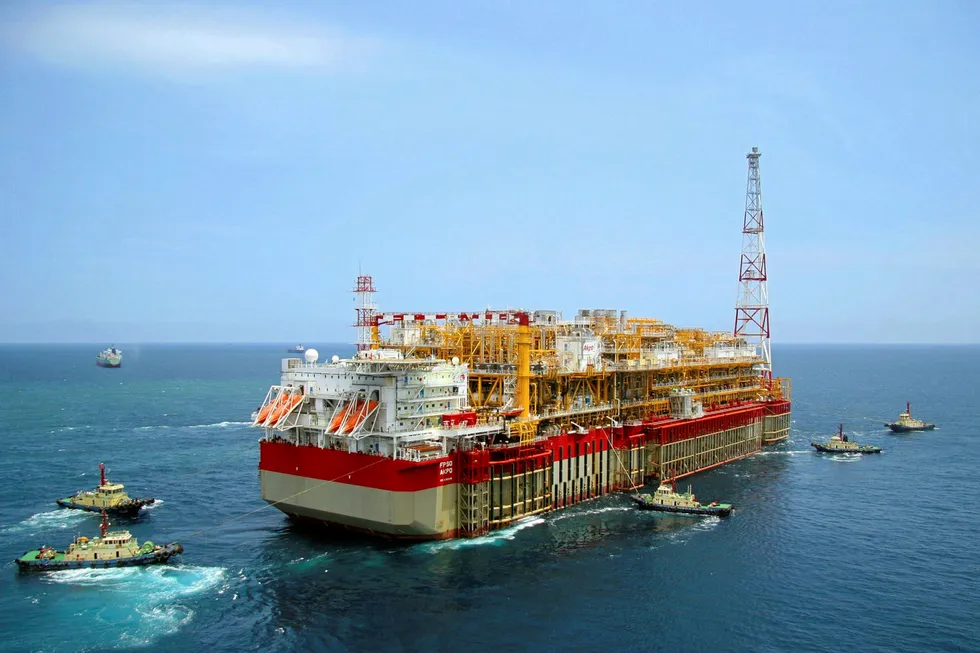 Kit needed: the Akpo floating production, storage and offloading vessel was built at Hyundai Heavy Industries in South Korea