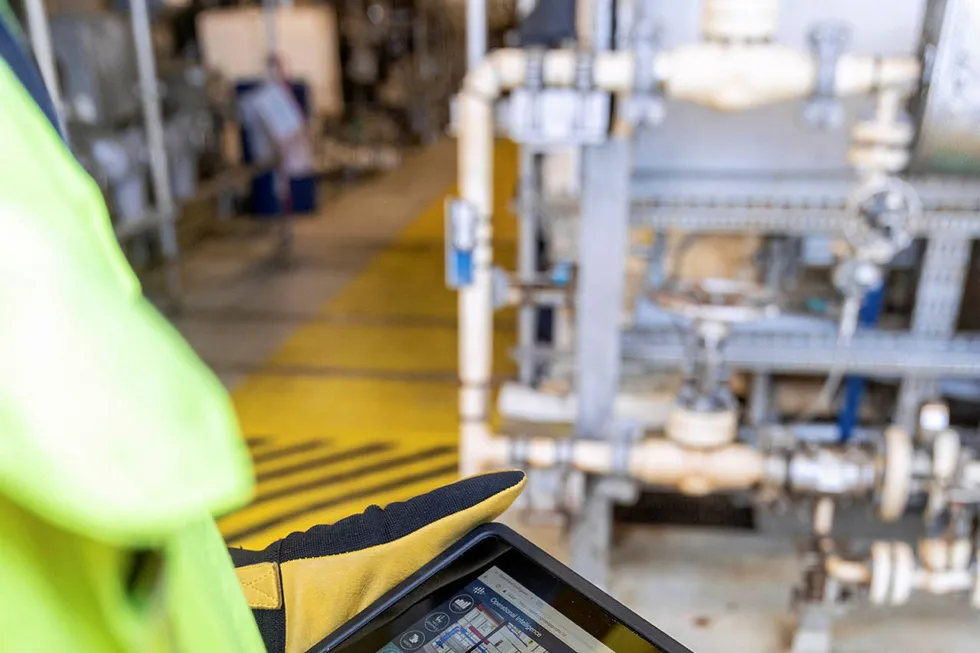 Digital monitoring: on Ivar Aasen platform off Norway