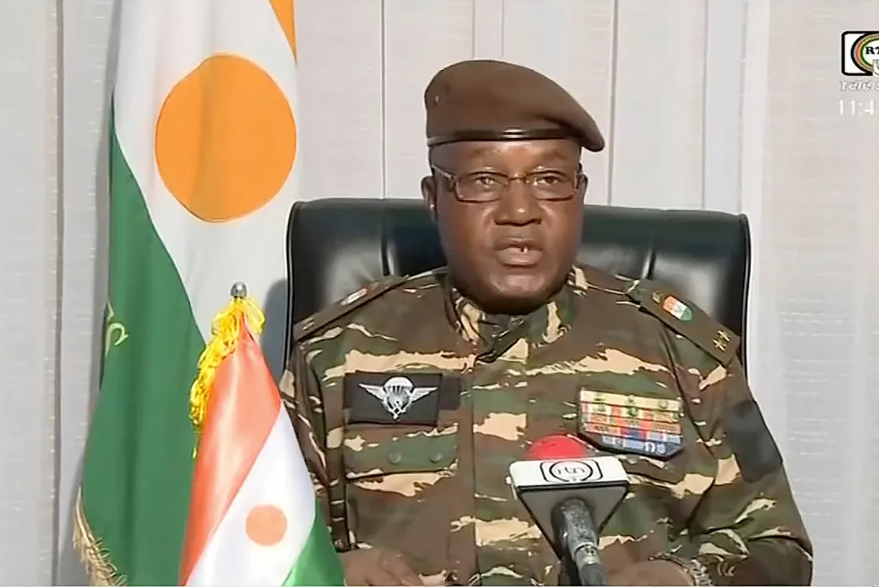 Niger coup leader General Abdourahmane Tchiani.