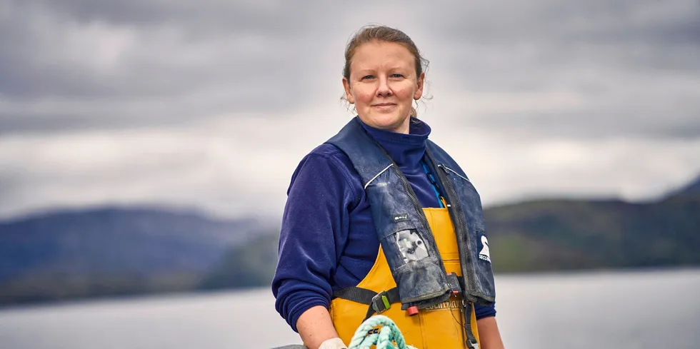 Hazel Wade has spent 18 years at Loch Duart.