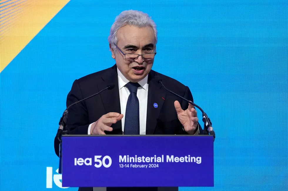 IEA executive director Fatih Birol.