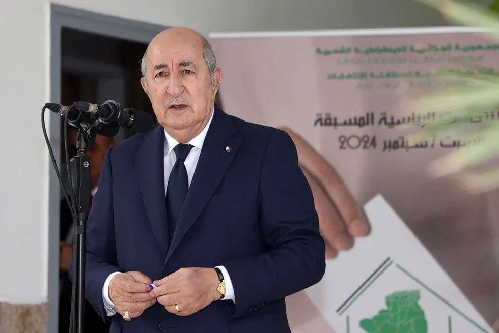 Algeria President Abdelmadjid Tebboune won a second term in office in September 2024.