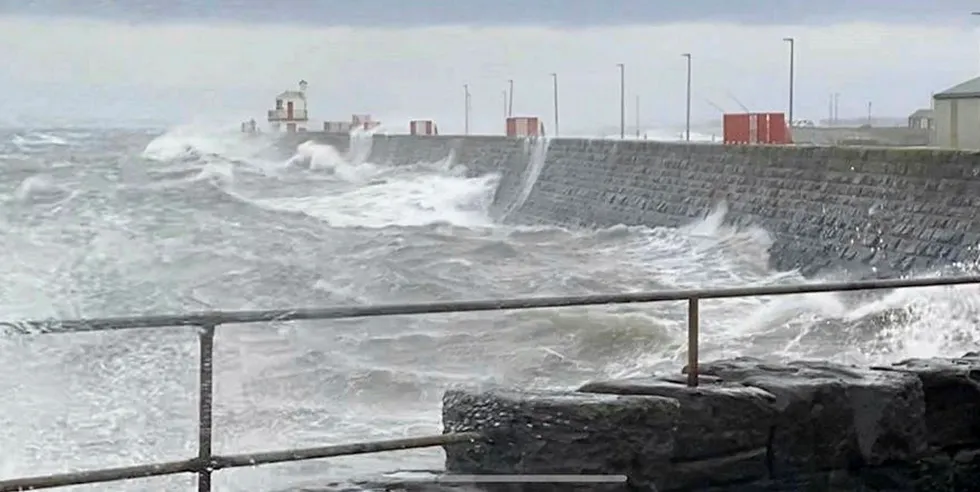 Storm Brendan hits the United Kingdom.