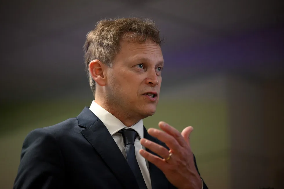 Storage mapping: UK Energy Security & Net Zero Secretary Grant Shapps.