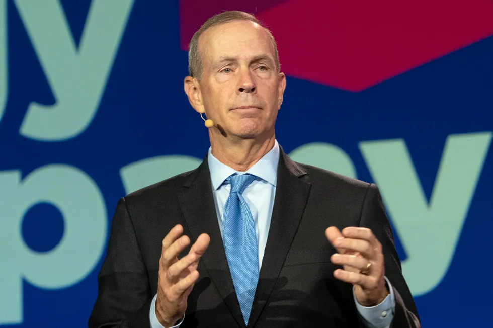 Chevron chief executive Mike Wirth.